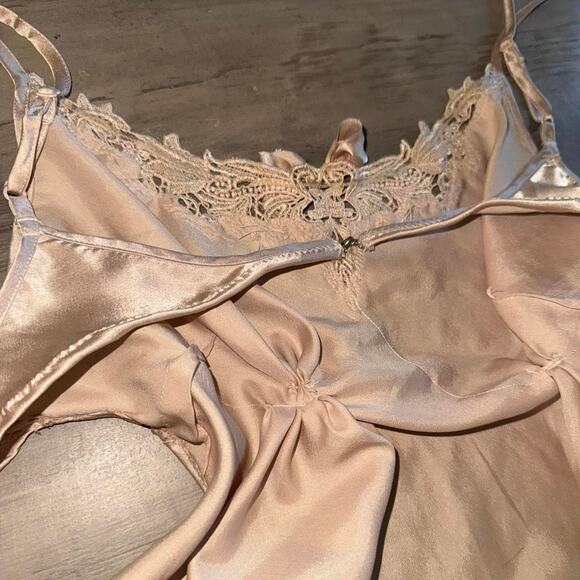 Cream satin slip top - Picture 7 of 7